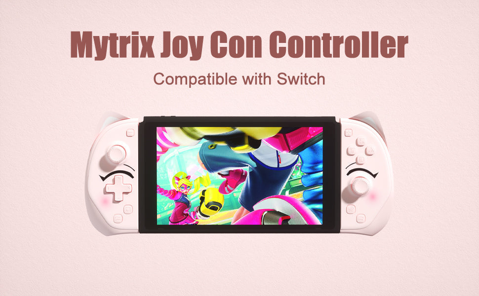 Mytrix Peachie - JoyPad for Nintendo Switch, the Newest Switch OLED, and Switch Lite Mytrix Peachie - JoyPad for Nintendo Switch, the Newest Switch OLED, and Switch Lite